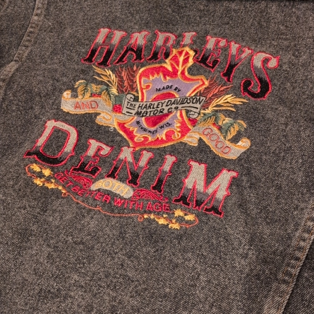 Harley-Davidson Black Denim Jacket